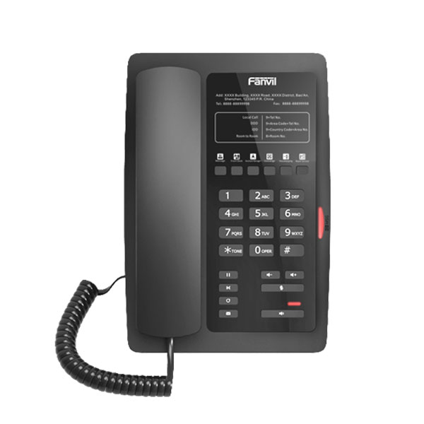 Điện thoại IP cho khách sạn Fanvil H3