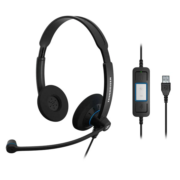 Top 7 tai nghe có mic tốt cho laptop 15 Tai nghe Sennheiser SC 60 USB CTRL