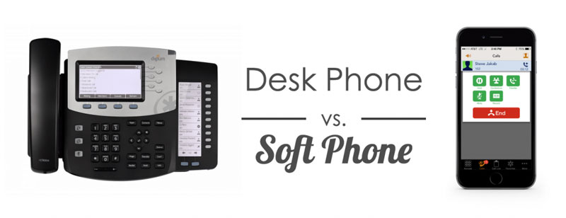 Desk Phone vs Soft Phone